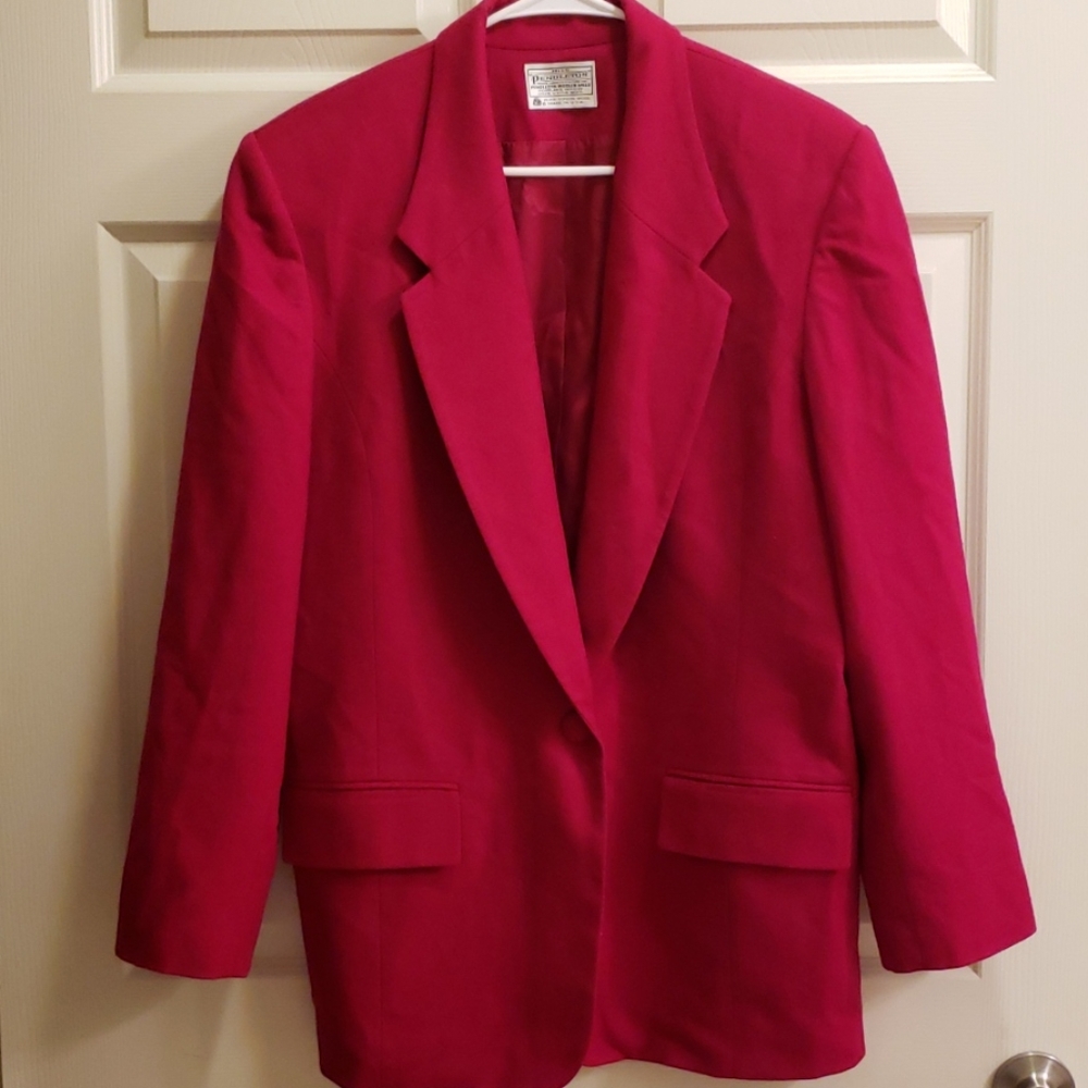 Vintage Miss Pendleton Virgin Wool Coat